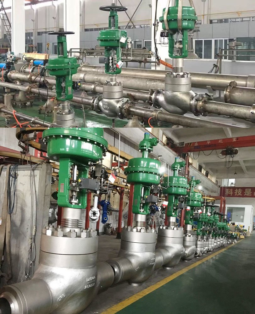 Large Size High Pressure Control Valve Supply to Russia