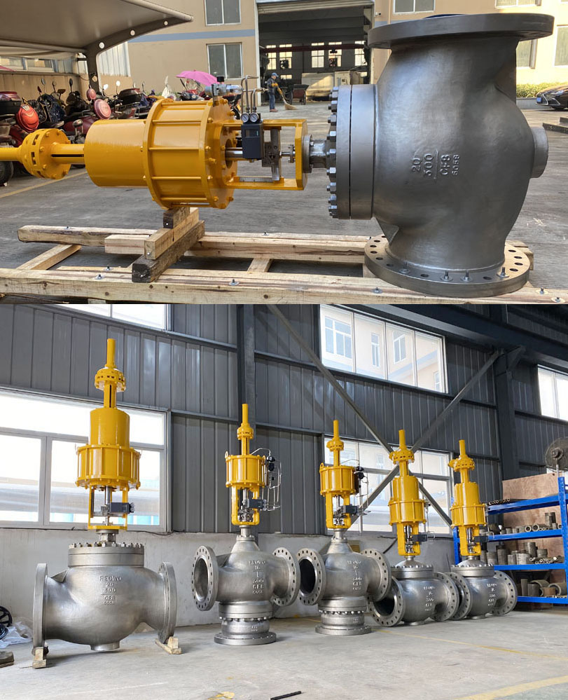Large Size Three Way Control Valve Supply to China